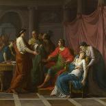Virgil Reading the Aeneid to Augustus and Octavia, 1787-Jean-Joseph Taillasson-Giclee Print