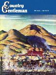 "Sheep Farm," Country Gentleman Cover, May 1, 1942-Jean L. Huens-Premier Image Canvas