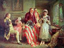 Betsy Ross, 1777-Jean Leon Gerome Ferris-Art Print