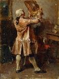 A Painting Lover, 19th Century-Jean Louis Ernest Meissonier-Framed Giclee Print
