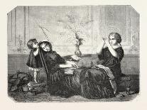 Salon of 1855-Jean Louis Hamon-Giclee Print