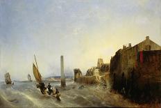 View of Napoleon Quay at Cherbourg, 1838-Jean Louis Petit-Mounted Giclee Print
