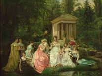 Le Temple de l'Amour dans le parc de Malmaison-Jean Louis Victor Viger du Vigneau-Mounted Giclee Print