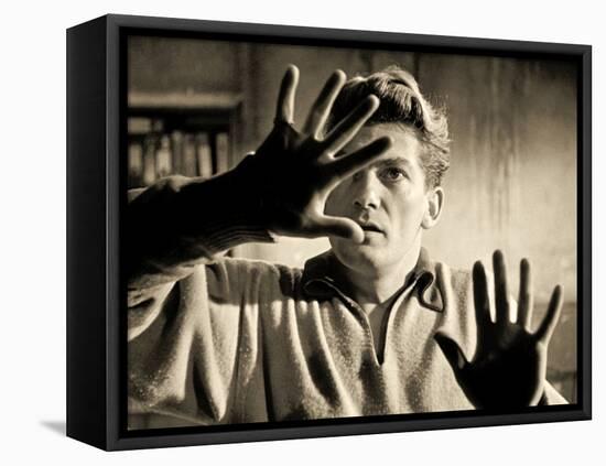 Jean Marais Playing the Part of Orpheus, 1950-null-Framed Premier Image Canvas