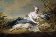 Portrait of Duchesse De La Rochefoucauld-Jean-Marc Nattier-Giclee Print