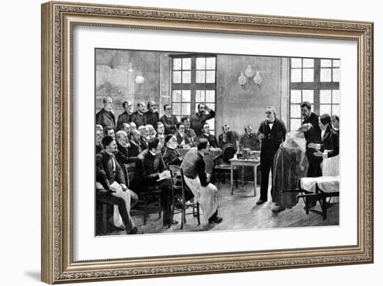 Jean Martin Charcot, French Neurologist and Pathologist, 1887-Pierre Andre Brouillet-Framed Giclee Print