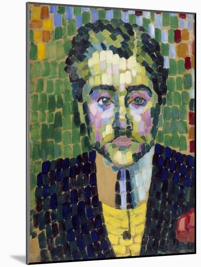 Jean Metzinger, 1906 (Oil on Paper)-Robert Delaunay-Mounted Giclee Print