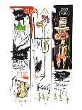 Untitled (Two Heads on Gold) 1982-Jean-Michel Basquiat-Giclee Print