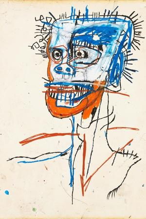 Untitled (Head of Madman), 1982 Premium Giclee Print - Jean-Michel