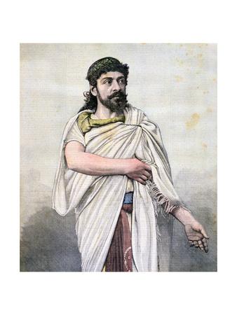 Jean Mounet Sully As Oedipus In L Oedipe Roi Comedie Francaise 12 Giclee Print Art Com