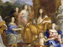 La Famille de Louis XIV en 1670 représentée en Travestis mythologiques-Jean Nocret-Giclee Print