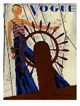 Vogue Cover - June 1935 - Paris Parasol-Jean Pagès-Art Print
