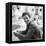 Jean-Paul Belmondo, Posing Near the Seine, Paris-Marcel Begoin-Framed Premier Image Canvas