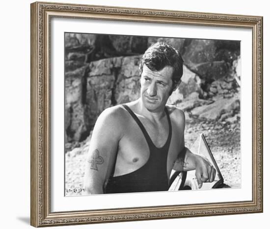 Jean-Paul Belmondo-null-Framed Photo