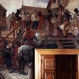 Execution of Jean Desmartes, 1383-Jean-Paul Laurens-Photographic Print