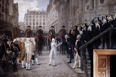 Louis XVI Received by the New Mayor of Paris, July 17 1789, (19Th/Early 20th Centur)-Jean-Paul Laurens-Giclee Print