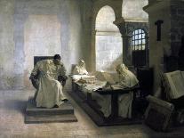 Bernard Délicieux before the Inquisition Tribunal, Ca 1881-Jean-Paul Laurens-Giclee Print