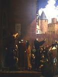 The Siege of Carcassonne, 1209 (C1858-192)-Jean-Paul Laurens-Framed Premier Image Canvas