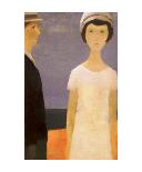 Le Couple-Jean Paul Lemieux-Art Print