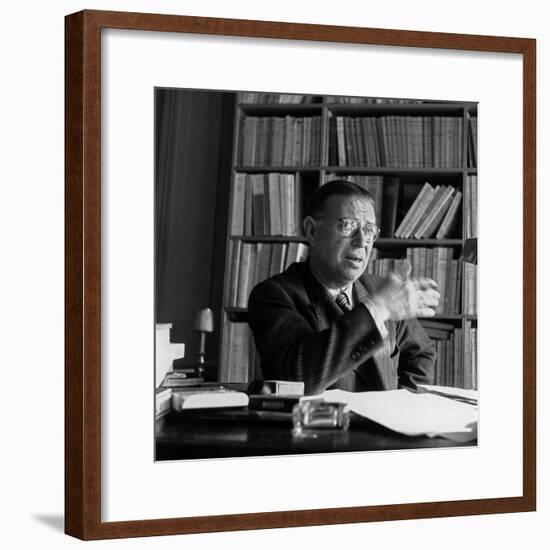 Jean-Paul Sartre-null-Framed Photo