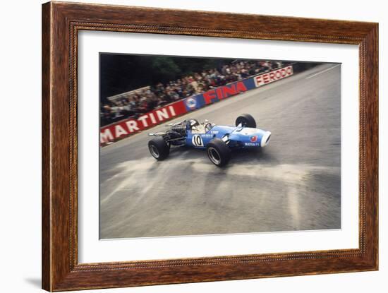 Jean-Pierre Beltoise Driving a Matra, Belgian Grand Prix, Spa-Francorchamps, 1968-null-Framed Photographic Print