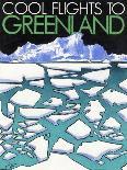 Cool flights to Groenland-Jean Pierre Got-Art Print