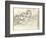 Jean-Pierre Hoschede (1877-1961) and Michel Monet (1878-1966) Drawing (Pencil on Paper)-Claude Monet-Framed Giclee Print