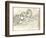 Jean-Pierre Hoschede (1877-1961) and Michel Monet (1878-1966) Drawing (Pencil on Paper)-Claude Monet-Framed Giclee Print