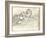 Jean-Pierre Hoschede (1877-1961) and Michel Monet (1878-1966) Drawing (Pencil on Paper)-Claude Monet-Framed Giclee Print