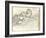 Jean-Pierre Hoschede (1877-1961) and Michel Monet (1878-1966) Drawing (Pencil on Paper)-Claude Monet-Framed Giclee Print