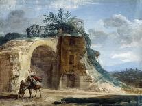 Entrance and Interior of a Cave Used as a Warehouse for Salt in Dieppedalle, C.1798-Jean-Pierre Houel-Giclee Print