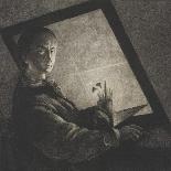 Self Portrait, C.1778-Jean Pierre Norblin-Framed Giclee Print
