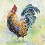 Watercolor Rooster-A-Jean Plout-Giclee Print
