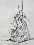 Sketch of Hippolytus' Costume for Phaedra-Jean Racine-Mounted Giclee Print