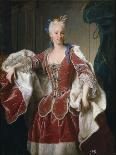 Portrait of Elisabeth Farnese, Queen Consort of Spain, 1723-Jean Ranc-Giclee Print