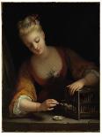 Woman Reading a Letter-Jean Raoux-Framed Premier Image Canvas
