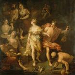 Orpheus and Eurydice, c.1709-Jean Raoux-Giclee Print