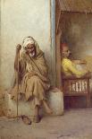 Algerian Men Resting, 1882 (Oil on Panel)-Jean Raymond Hippolyte Lazerges-Giclee Print