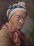 'Self portrait in spectacles', 1771-Jean-Simeon Chardin-Giclee Print