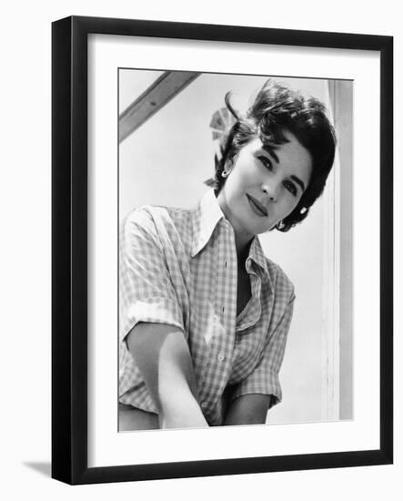 Jean Simmons, Ca. 1957-null-Framed Photo