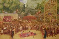 The Fair at Saint-Cloud, C.1920 (Oil on Canvas)-Jean Veber-Giclee Print