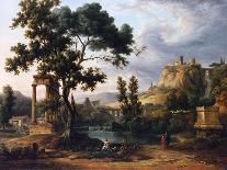 Tuscan Landscape, 1827-Jean Victor Bertin-Giclee Print