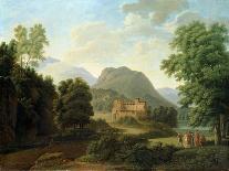 View of a Town in the Sabine Hills, 1814 (Oil on Canvas)-Jean Victor Bertin-Giclee Print