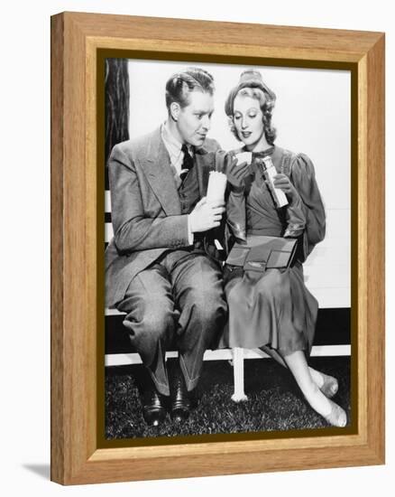 Jeanette Macdonald And Nelson Edd-null-Framed Stretched Canvas