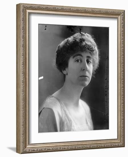 Jeanette Rankin, c.1917-Harris & Ewing-Framed Photographic Print