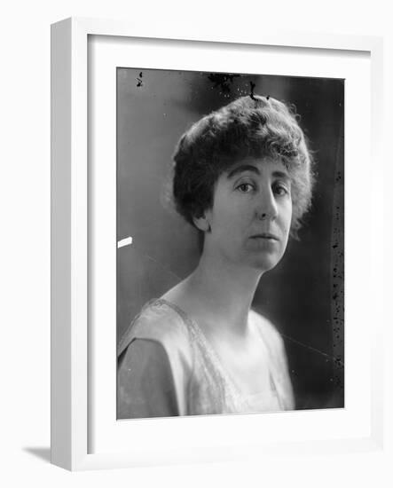 Jeanette Rankin, c.1917-Harris & Ewing-Framed Photographic Print