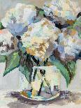 Beau with Flowers Neutral-Jeanette Vertentes-Art Print
