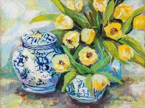 Ginger Jar Tulips-Jeanette Vertentes-Art Print