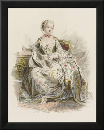 Jeanne Antoinette Poisson Madame De Pompadour Mistress Of Louis Xv Giclee Print Art Com