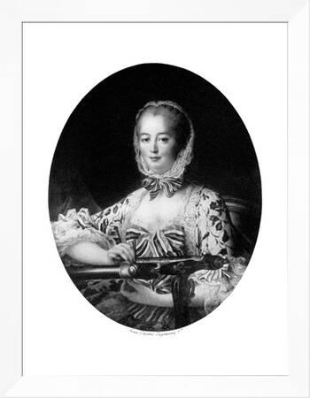 Jeanne Antoinette Poisson Marquise De Pompadour 1764 Giclee Print Art Com